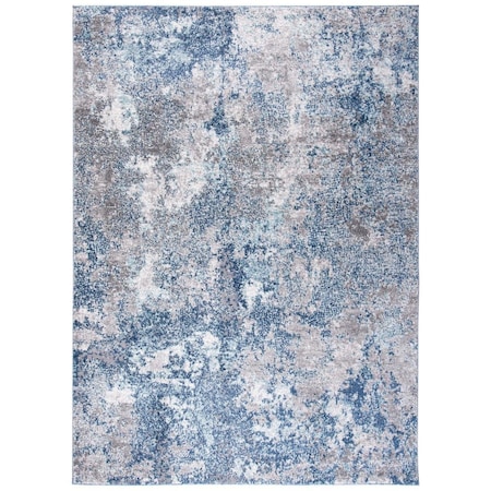 Safavieh 2 x 13 ft. Aston 700 Power Loomed Accent Area Rug Navy & Grey ASN710N-213